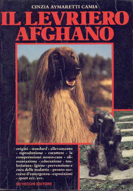 On the cover Multi Ch El Kamas Danish Daredevil del Gran Pamir & Akbar del Gran Pamir as a puppy