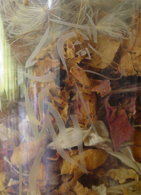 Detail of vase